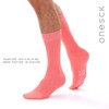 ONESCK Super Soft Cotton Dress Socks Vibrant Plain Colours for