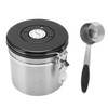 Coffee Bean Storage Stainless Steel Airtight Container Coffee with 30ml