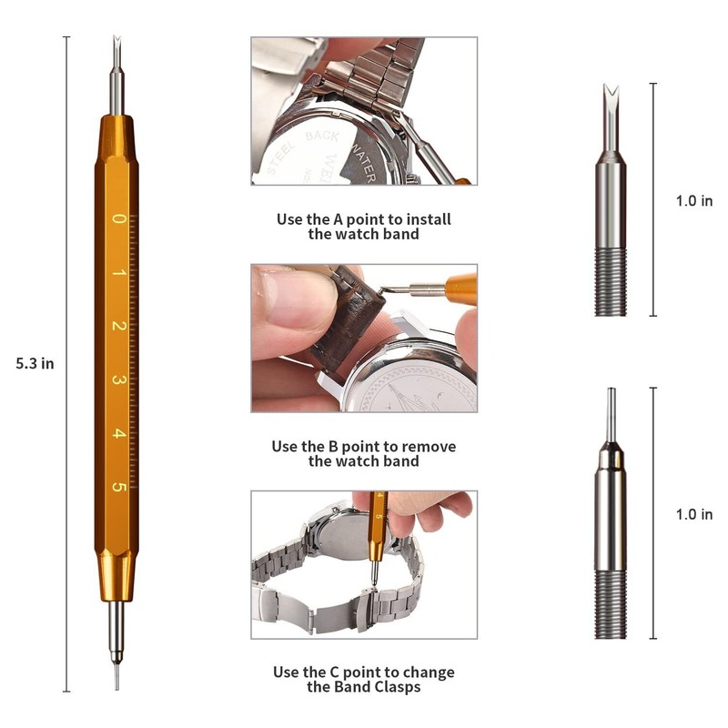 EasyTime Watch Repair Kit 149 Pcs Watch Adjustment Tool Kit