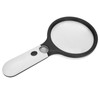 Reading Handheld Magnifying Glass Battery Powered 4LED 4X 30X Lens