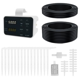 UKQRRTC Plantings Self Watering Systems, Smart Water Timer, Adjustable Drip Irrigation Kit, Water Saving Planting Watering Devices, Indoor Watering Systems