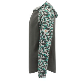 BOCOMAL FR Hooded T Shirts 7.1oz Flame Resistant FR Shirt NFPA2112 CAT2 Fire Retardant Work Hoodies