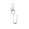 80 Pieces Curtain Hooks Gliders Curtain Gliders Shower Curtain Hooks