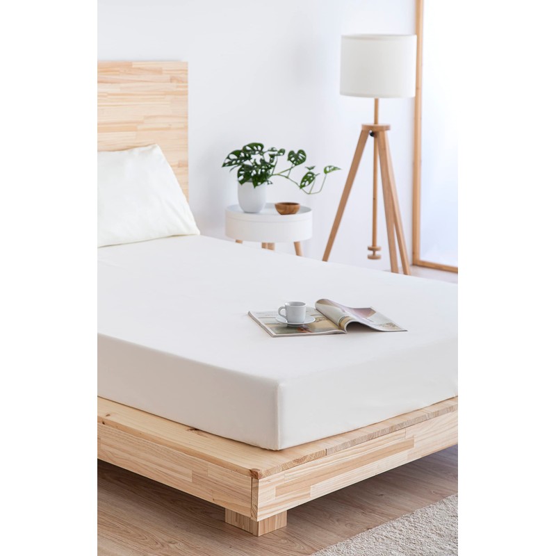 Todocama - Fitted sheet in extra soft brushed microfibre. (Bed
