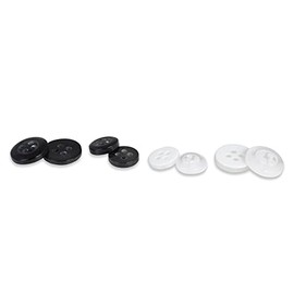 Dritz, Surtido, 9 y 11 mm, 20 botones de camisa, cuenta