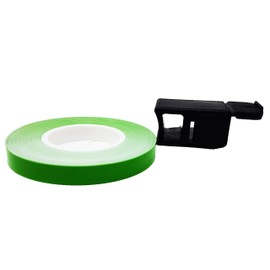 Racing Wheel Trim with Applicator Tool for Car Wheels, Kawasaki Green, 7 mm x 7 mt