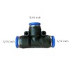 5 Pcs 5/16" x 5/16"x 5/16" Pneumatic T Shaped 3