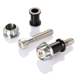 Daytona 91969 Premium Zone Touring Hook, M8, Pack of 2, Ash Silver