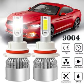 Stone Banks 2x 9004 HB1 LED Headlight Kit Bulbs High Low Beam 120W 80000LM 6500K Super White