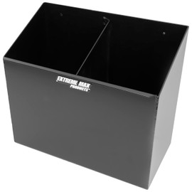 Extreme Max 5001.6589 Wall-Mount Aluminum 7" Nitrous Bottle Holder for Enclosed Trailer, Shop, Garage, Storage - Black