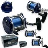 2 x LFS 300 Multiplier Sea Fishing Reels 20lb Blue