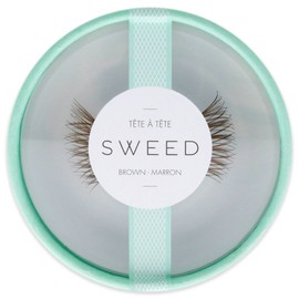 Tete a Tete Lashes - Brown by Sweed Lashes for Women - 1 Pair Eyelashes