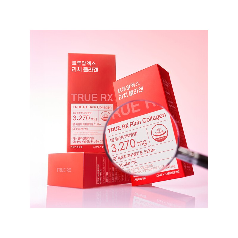 TrueRX (현대홈쇼핑)트루알엑스 리치 콜라겐 3박스 42포 6주분 (True Home Shopping)
