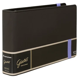 Maruman Giuris FM71-27 Loose-Leaf Binder, Mini-Size, 3 Holes, Deep Brown