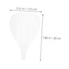 Baluue 2pcs Clear Plastic Barber Haircut Facial Shield Mask for