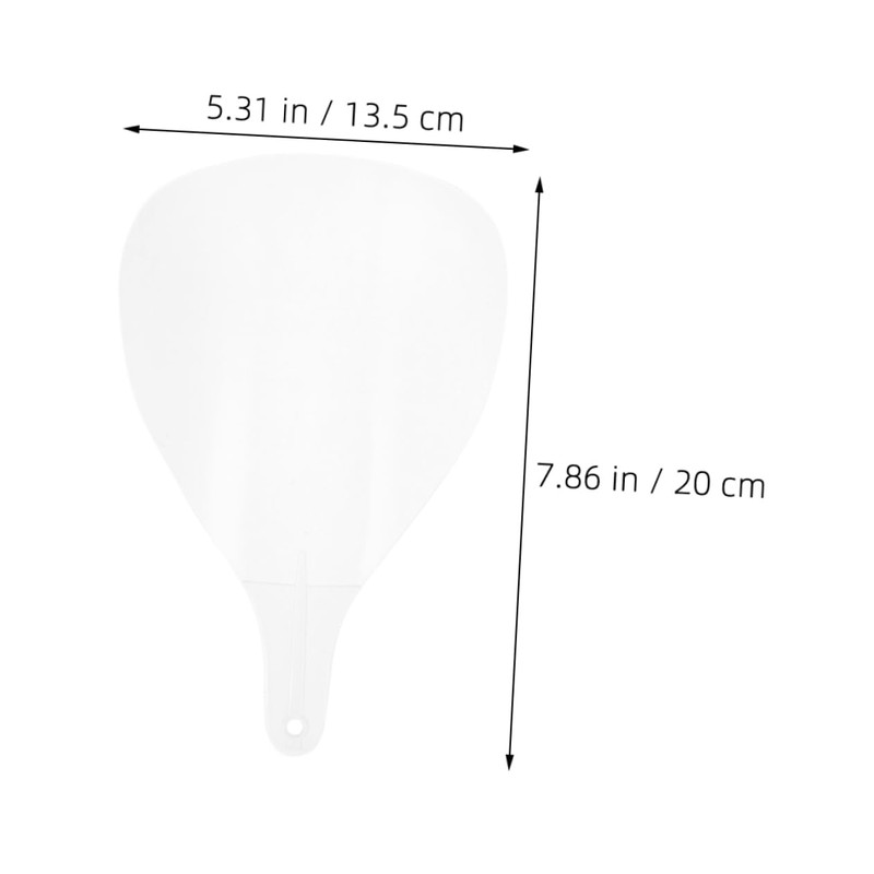 Baluue 2pcs Clear Plastic Barber Haircut Facial Shield Mask for