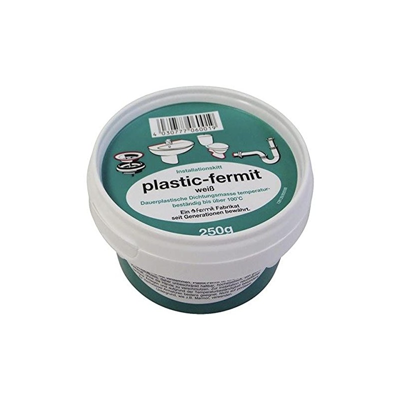 Plastic Fermit Aqua Installation Kit White | 250 g Tin
