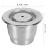Coffee Capsule Set Stainless Steel Reusable Refillable Capsule Fit for