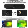 ASPL 8pcs Sync Feature Ultra Slim 12-LED Surface Mount Flashing