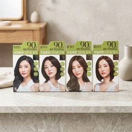 Ryo scalp-friendly black bean gray hair dye 120g color selection / 려 두피편한 검은콩 새치 염색약 120g 색상선택