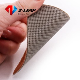 Z-LEAP Diamond Triangular Sanding Polishing Pads for Oscillating Tools Sandpaper Sheet Discs 3"(80mm) 200 Grit