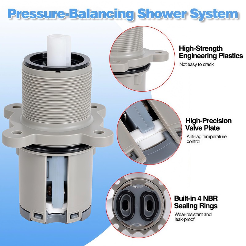 Aottykro Pressure Balanced Cartridge #9740420 Replacement for Pfister 0X8/JX8/VB8/JV8 Deep