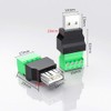 PENGLIN Pack of 4 USB 2.0 Type A Male Female