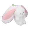 Reversible Bunny Plush Toy Throw Pillow Children Cute Cartoon Animal