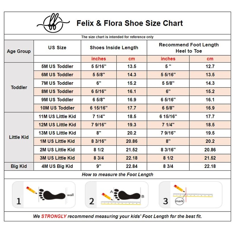 Felix & Flora Girls Mary Jane Flat Dress Shoe for