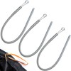 CustomyLife 3Pcs Spring Drawstring Needle Threader, Stainless Steel Rope Threader