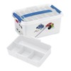 Sunware Q-Line Sewing Box with Insert, White, One Size