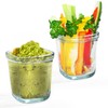 yarlung 12 Pack 5 Oz Glass Pudding Cups, Small Dessert