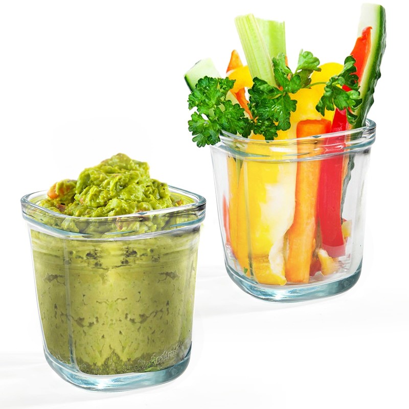 yarlung 12 Pack 5 Oz Glass Pudding Cups, Small Dessert