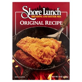Shore Lunch Fish Breading & Batter Mix, Original Recipe, 9 Ounce Box of Breading & Batter Mix (Pack of 6)
