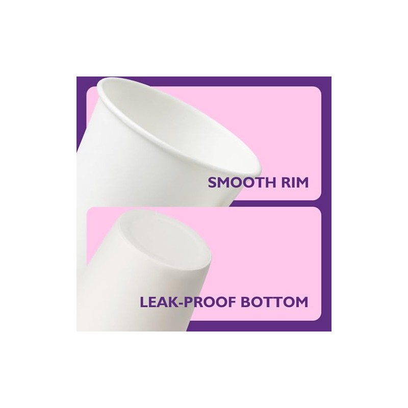 3 oz Disposable Paper Cups, Mouthwash Cups, Small Coffee Cups
