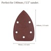 Kozelo 50pcs Mouse Sander Detail Sandpaper - [120 Grit, 3.5"