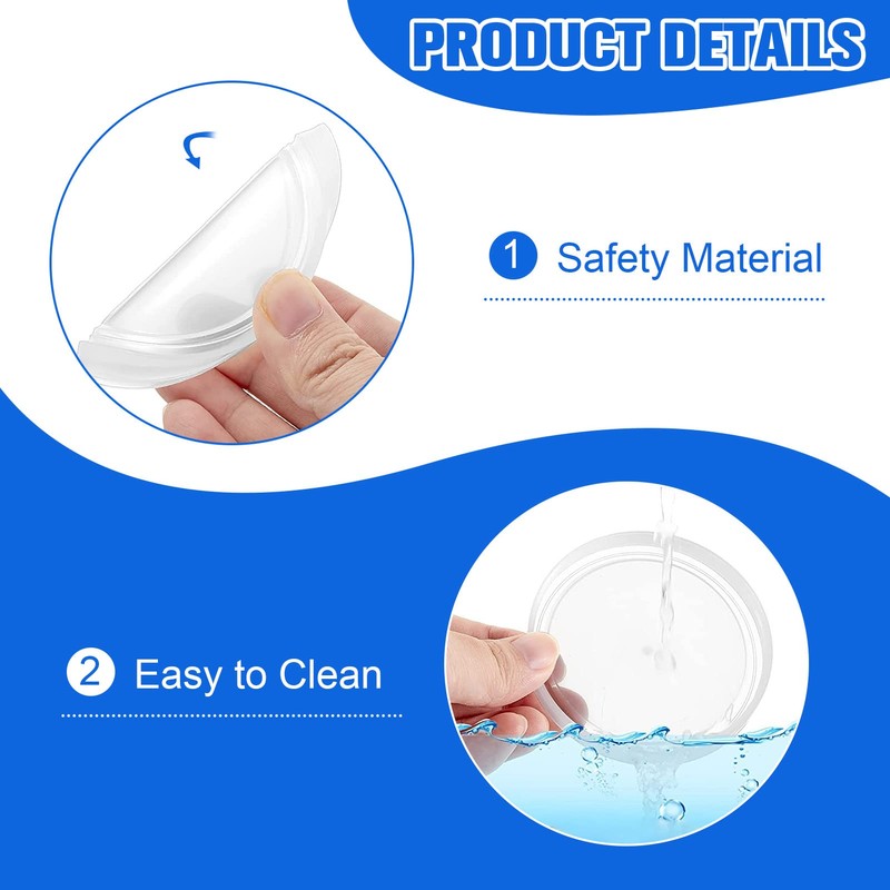 Oui Yogurt Jars Lids, 32 pcs Plastic Yogurt Container Jar