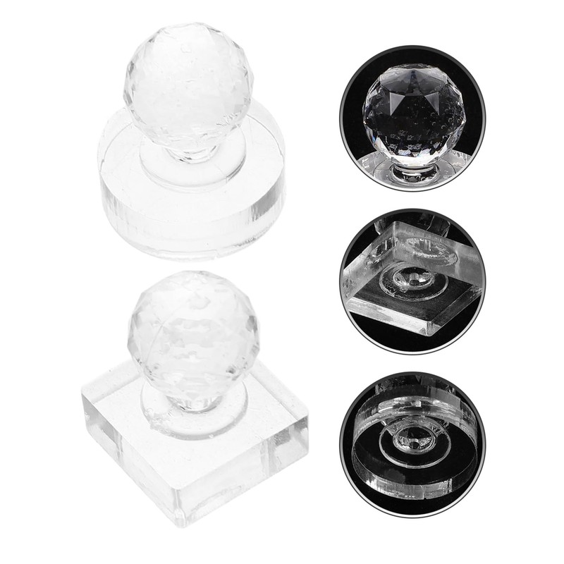 Healvian 2pcs Eye Shadow Press Tool Eye Shadow Stamper Press