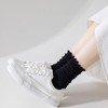 BABAHU 6 Pairs Womens Ruffle Socks Casual Cute Cotton Ruffle