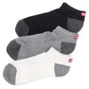 CHUMS CH06-1133 3P CHUMS Logo Ankle Socks, multicolor, S