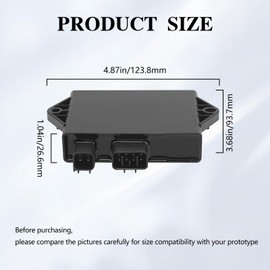 CDI Box- Ignitor Module Unit 5YT-85540-00-00 5NF-85540-00-00 for Yamaha YFM350X Warrior 350 2002-2004/YFM 350 Warrior California 2002-2003/YFM350 Raptor 350 2004-2013/YFM 350 Raptor SE 2005-2007