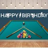Billiard Pool Balls Happy Birthday Backdrop 6x3.6ft Snooker Contest Beginning