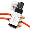 Baomain Pneumatic Solenoid Valve 4V310-10 AC 220V PT 3/8" 2