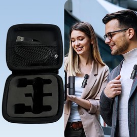 Maxtide Wireless Lavalier Microphones Case for MAYBESTA,PQRQP,JUDKIOM,Leettus,Bulatry,AIKELA,EJCC,NPTCL,Caiord,MAXTOP Wireless Lavalier Microphones