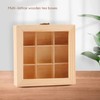 Juwacoo Tea Box with 9 Compartments, Tea Bag Organiser, Tea
