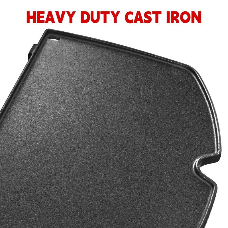 GGC Cast Iron Griddle for Weber 6558 Q100 Q120 Q1000