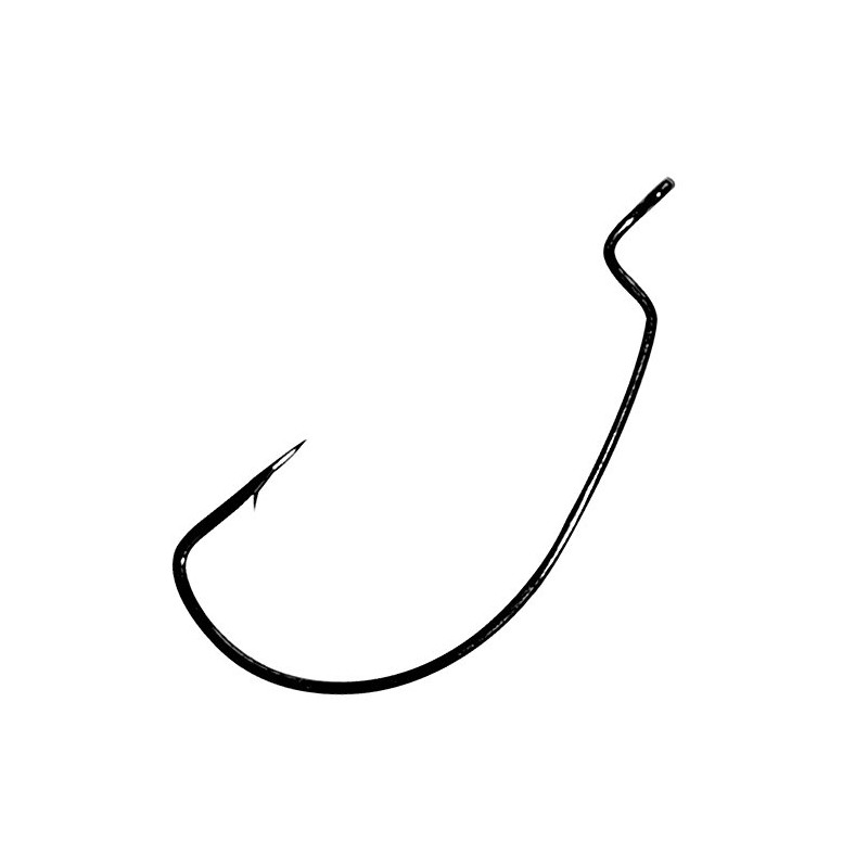 Gamakatsu Offset EWG Worm Hooks Black/ drop shot hooks/ Size