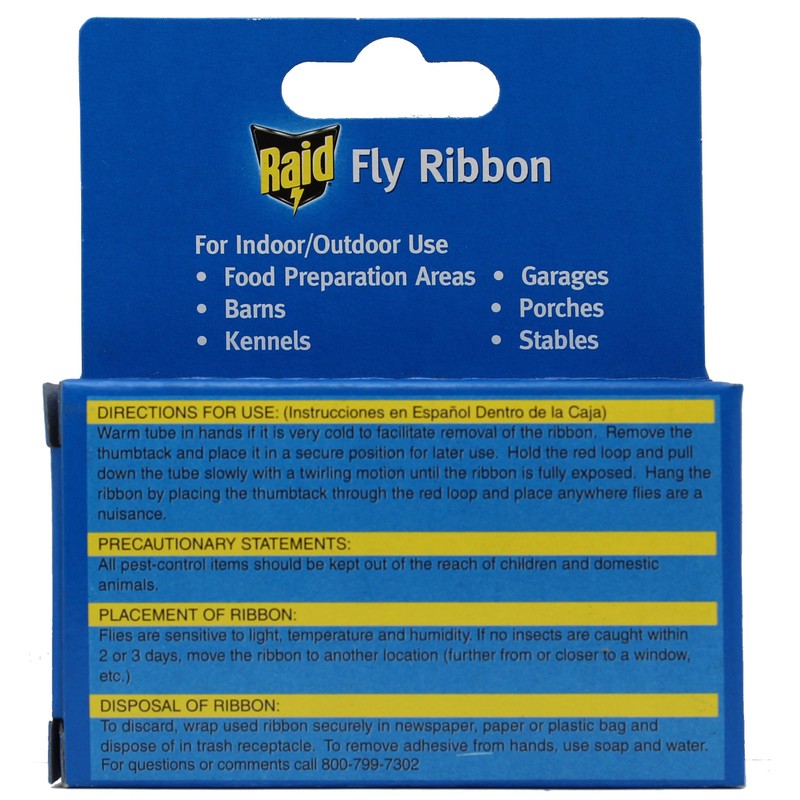 Raid Fly Ribbon Bug & Insect Catcher (4 Pack)