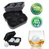 Bahoki Essentials Ice Molds - Silicone Ice Cube Tray With