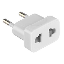 Electraline Travel 70046, Reiseadapter von Australien/USA nach Europa, Weiß